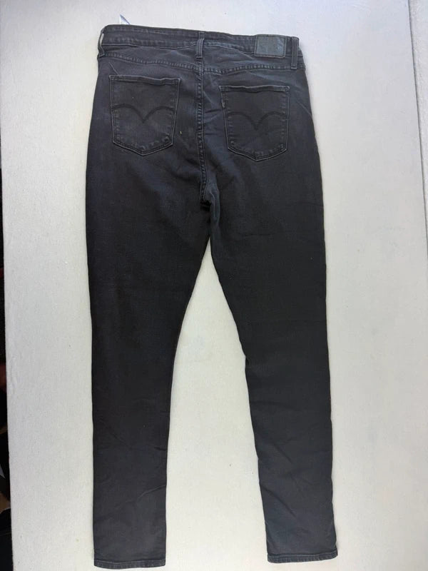 Levi's 721 High Rise Skinny Jeans | W33 L30 | Schwarz / Waschung | Wie neu