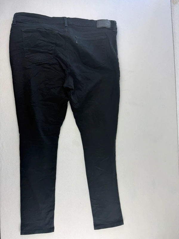 Levi's 711 Skinny Jeans | W34 L30 | Schwarz, Destroyed / Risse | Top Zustand