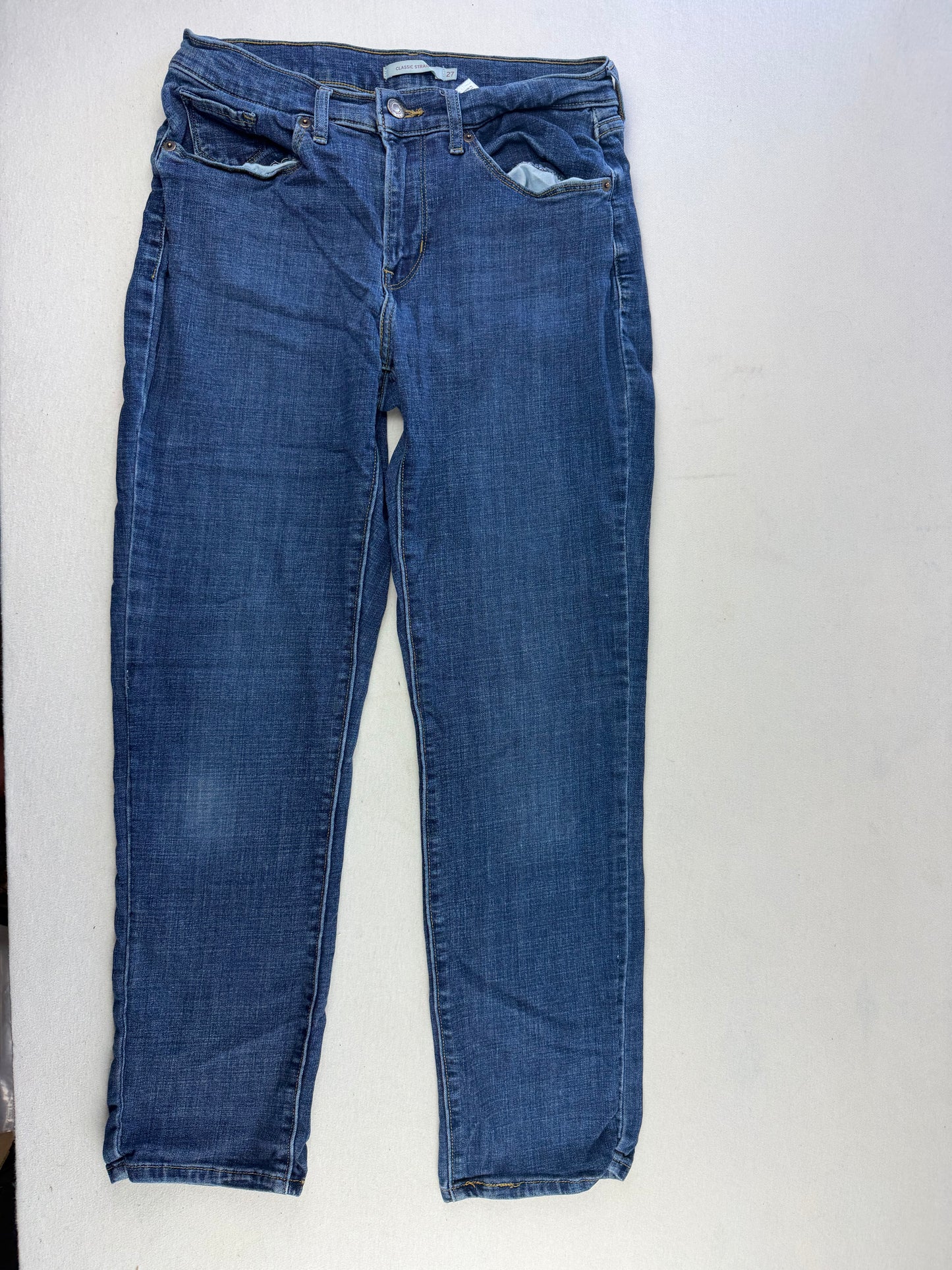 Vintage Straight Leg Jeans W27/L28