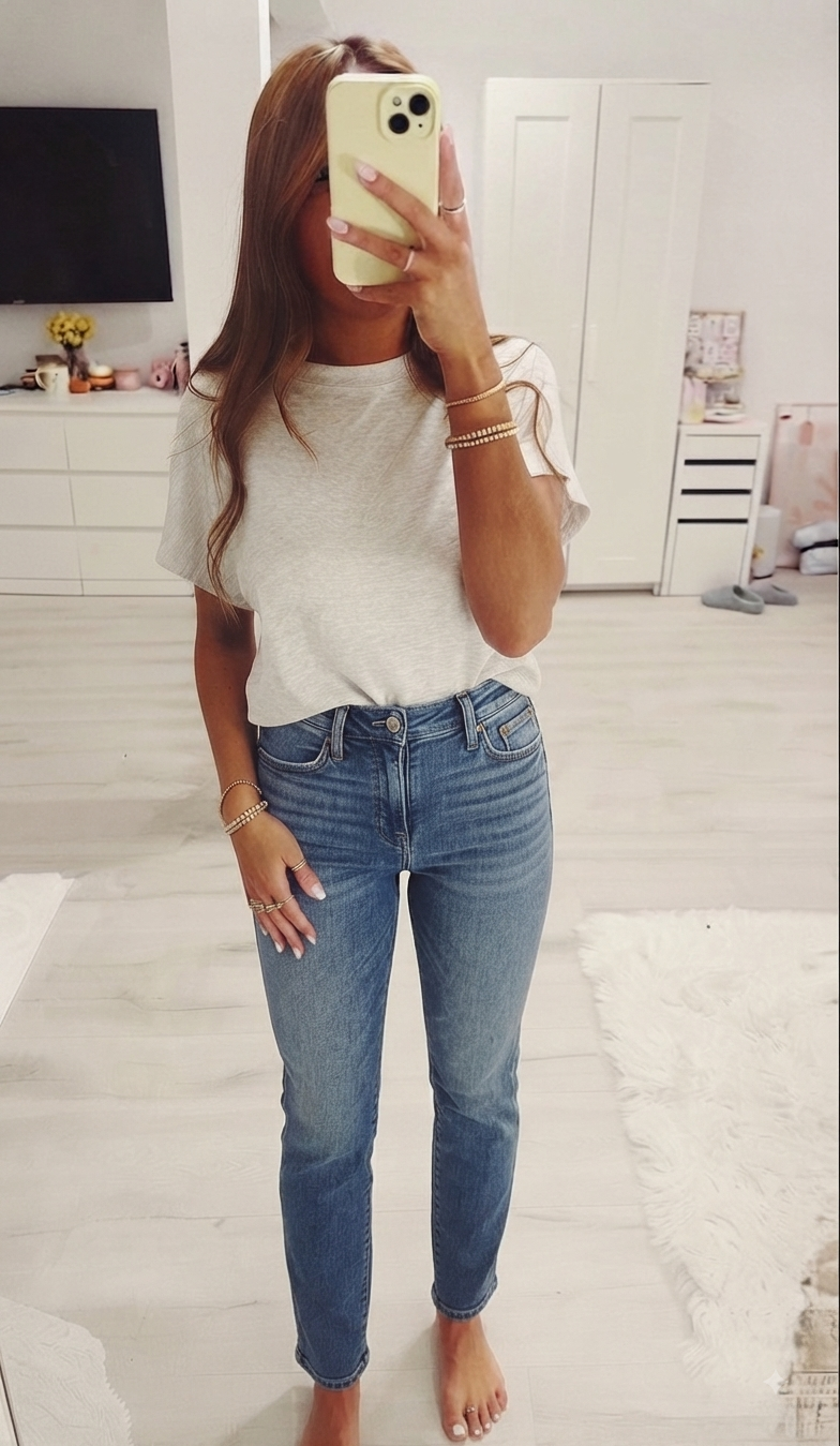 Vintage Straight Leg Jeans W27/L28