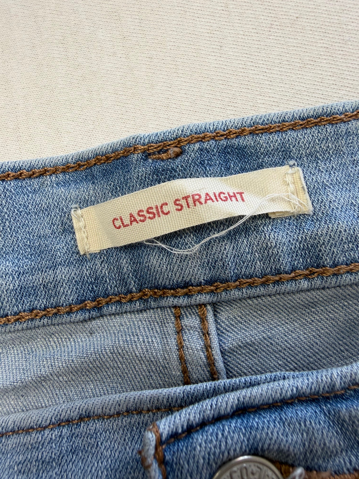 Levi's Classic Straight Jeans – W40/L38 | Hellblau (Light Wash)