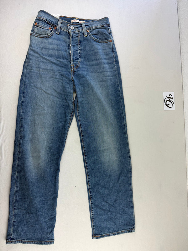 Levi's Ribcage Straight Ankle Jeans – W25/L27 |